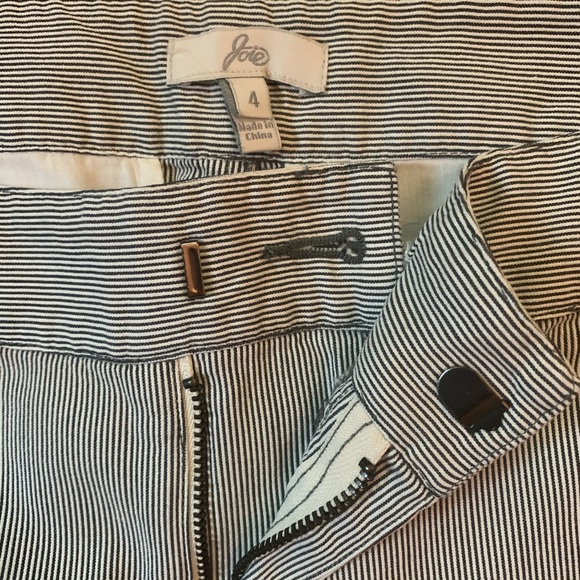 Joie Pinstripe Shorts - Picture 3 of 6
